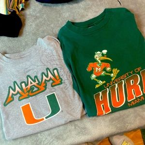 Miami hurricanes vintage shirts 2